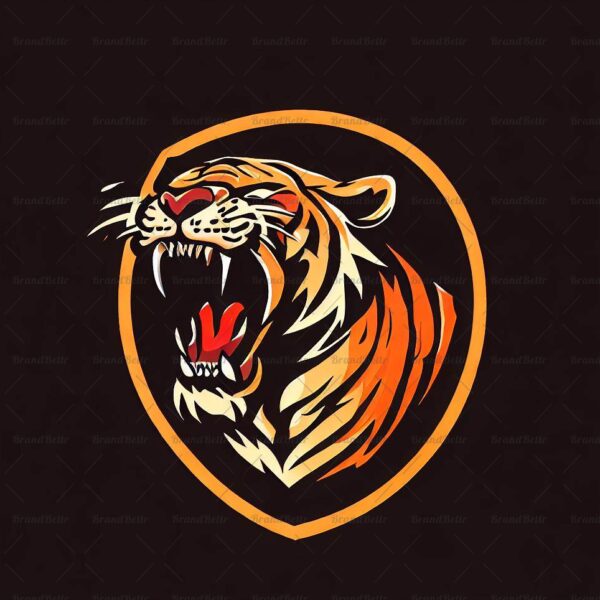 Brüllender Tiger